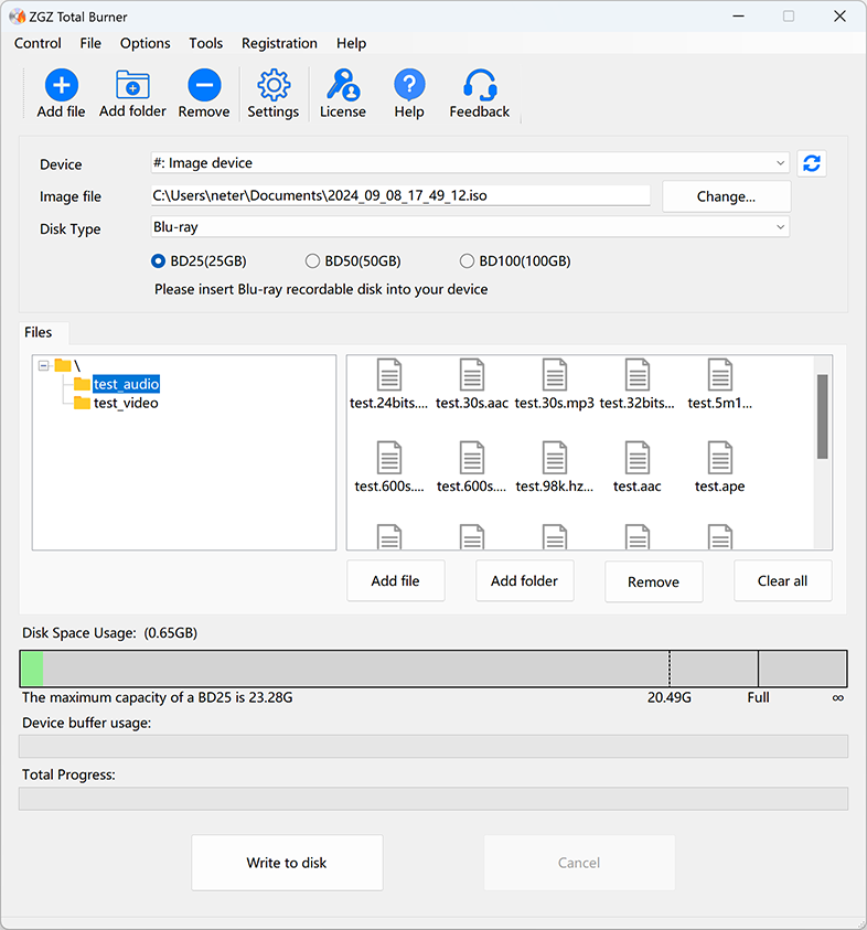 Screenshot of ZGZ Total Burner